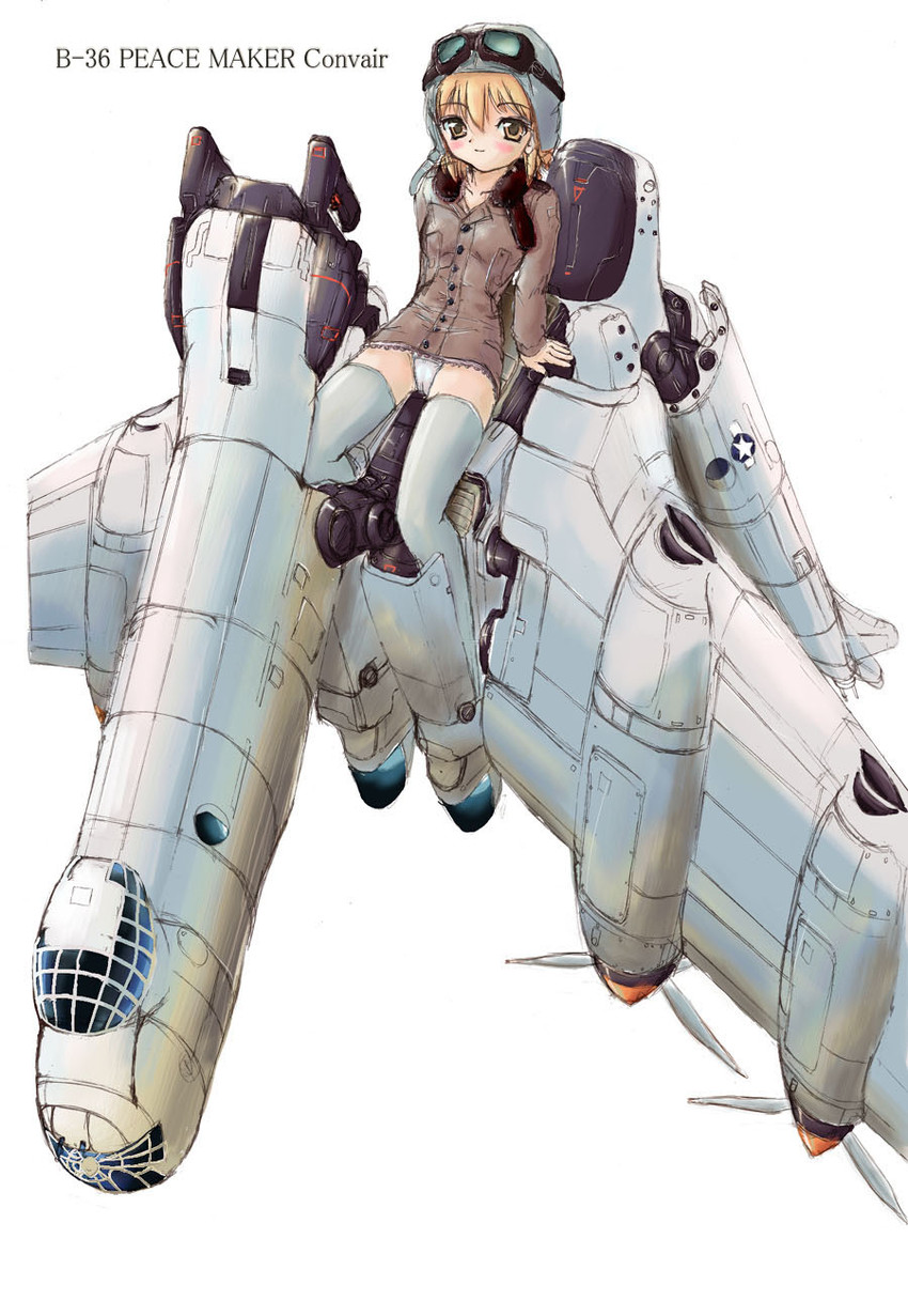 b-36 peacemaker (original) drawn by soukaa_(golden_sash)