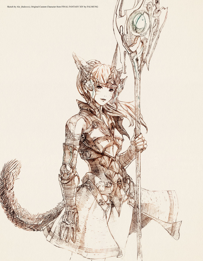 warrior of light and dragoon (final fantasy and 1 more) drawn by ale_(ale_halexxx)
