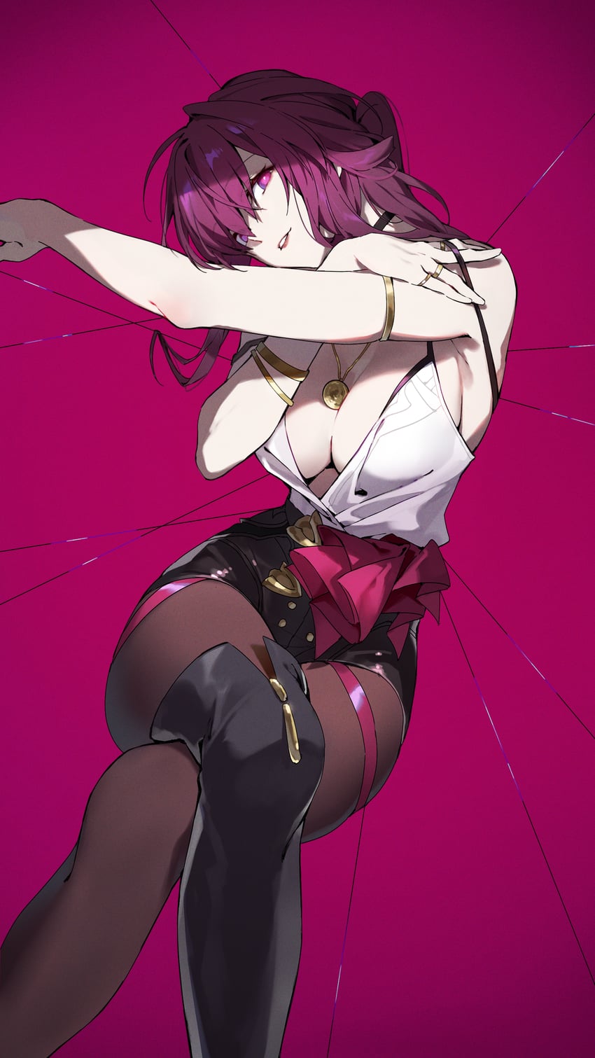 kafka (honkai and 1 more) drawn by sylvia_(huajiuhuajiu)