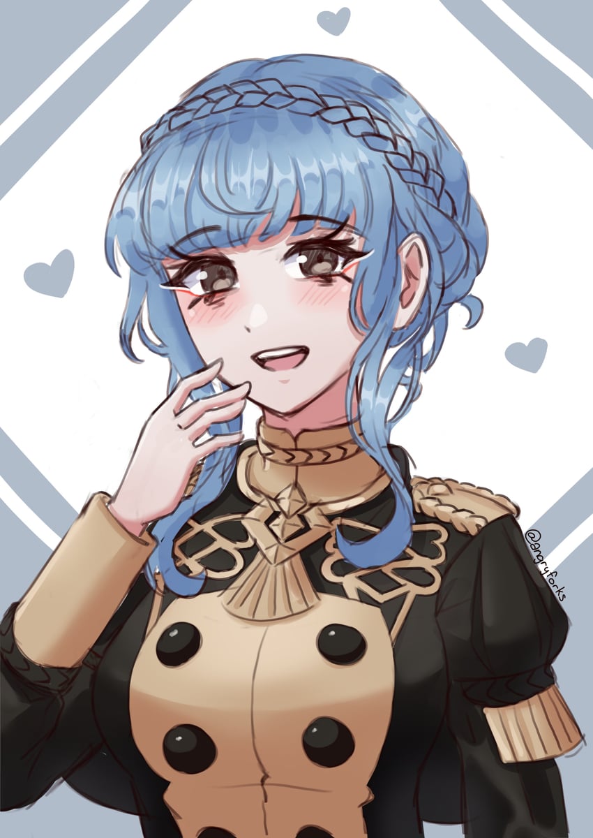marianne von edmund (fire emblem and 1 more) drawn by angryforks