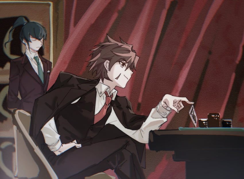 flynn and nanashi (shin megami tensei and 1 more) drawn by kanahibidaisuki