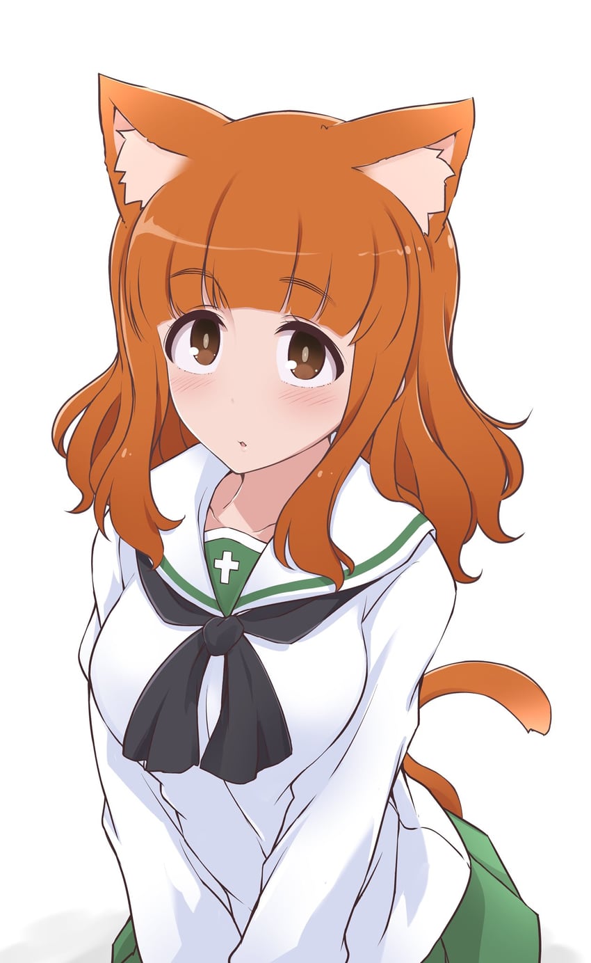 takebe saori (girls und panzer) drawn by hazuki_haru