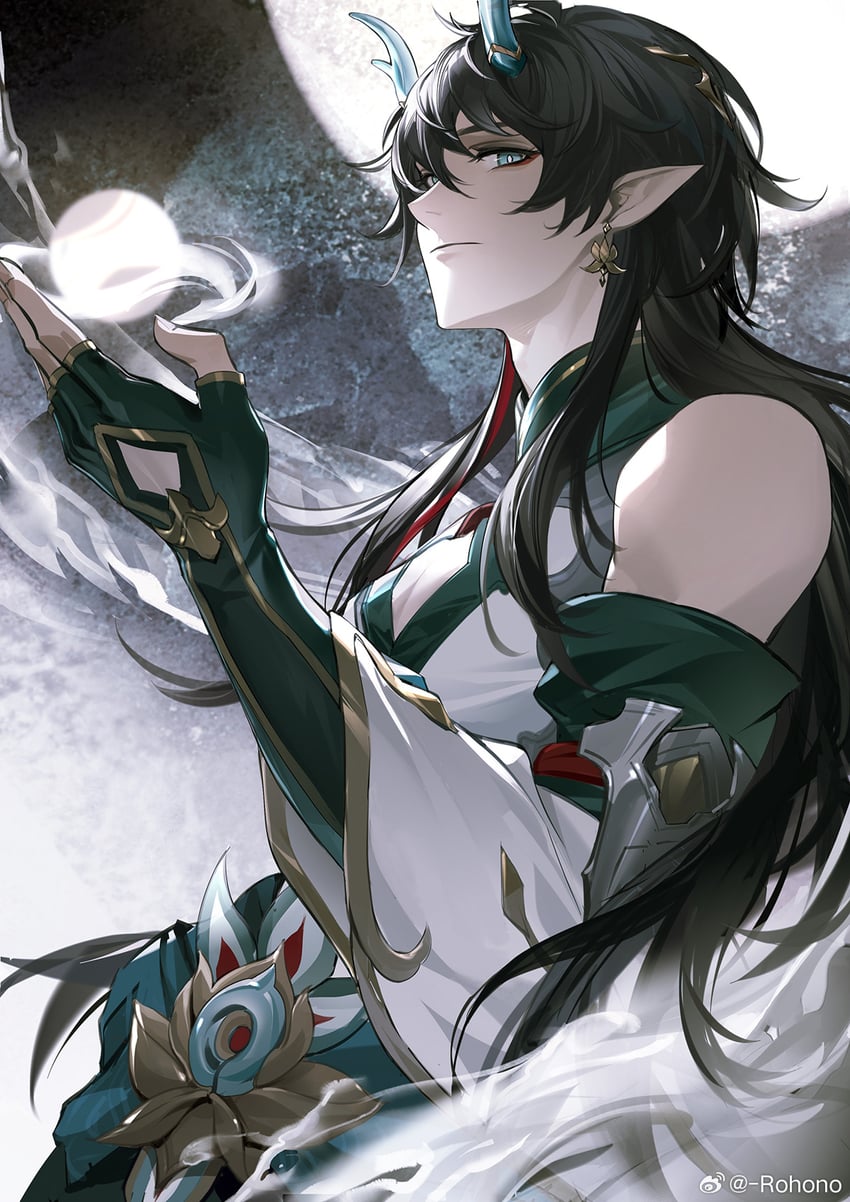 dan heng (honkai and 1 more) drawn by rohono