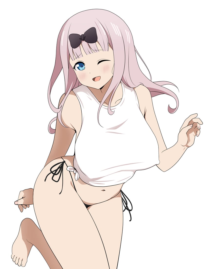 fujiwara chika (kaguya-sama wa kokurasetai ~tensai-tachi no renai zunousen~) drawn by coro_fae