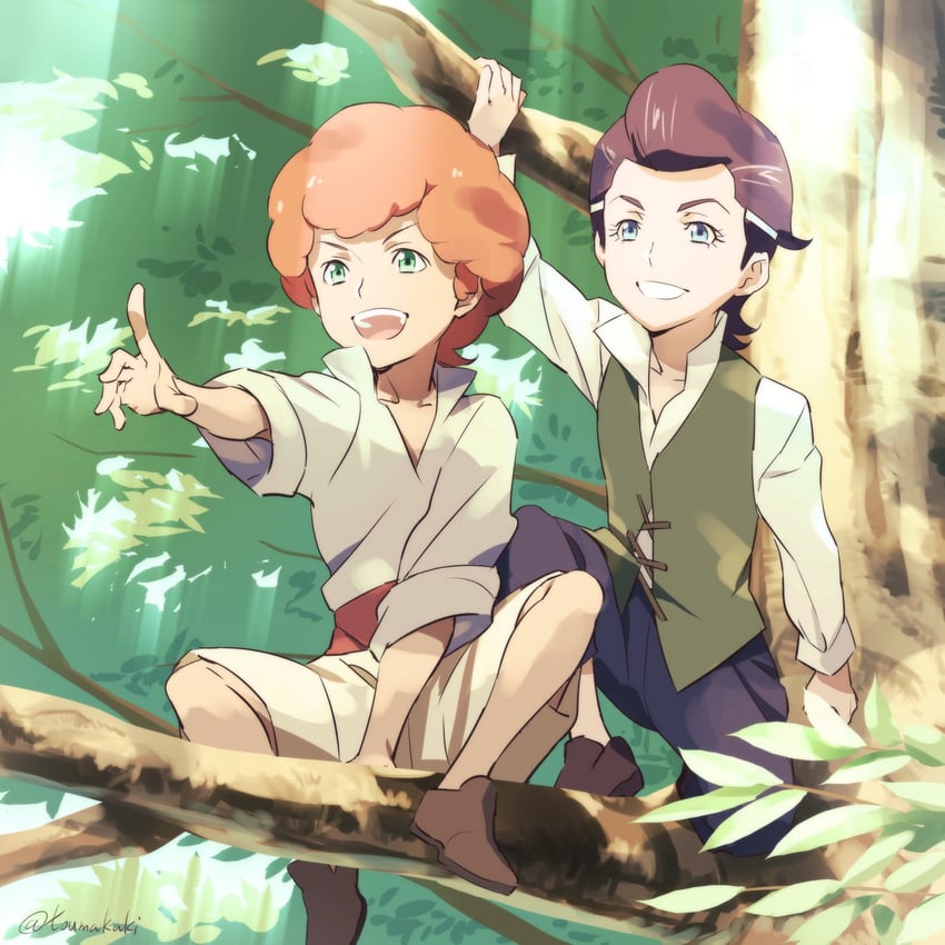 favaro leone and kaisar lidfald (shingeki no bahamut and 1 more) drawn by dasshu_(dashi_now)