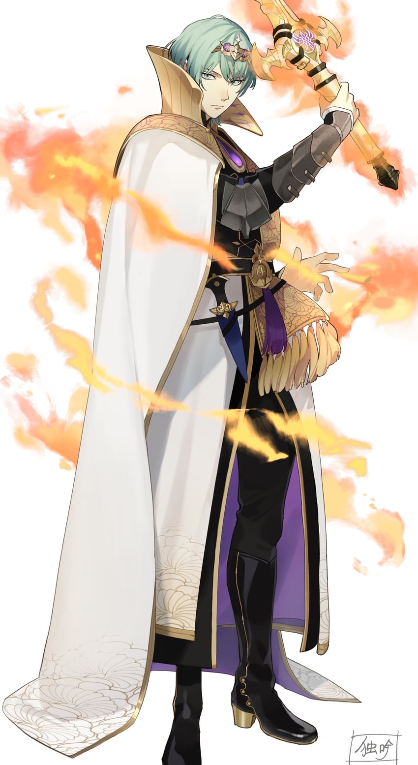 male byleth (fire emblem and 1 more) drawn by doku_gin1126