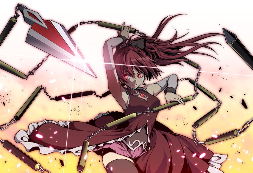 sakura kyoko (mahou shoujo madoka magica) drawn by uousa-ou