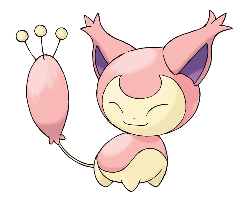 skitty (pokemon and 1 more) drawn by sugimori_ken