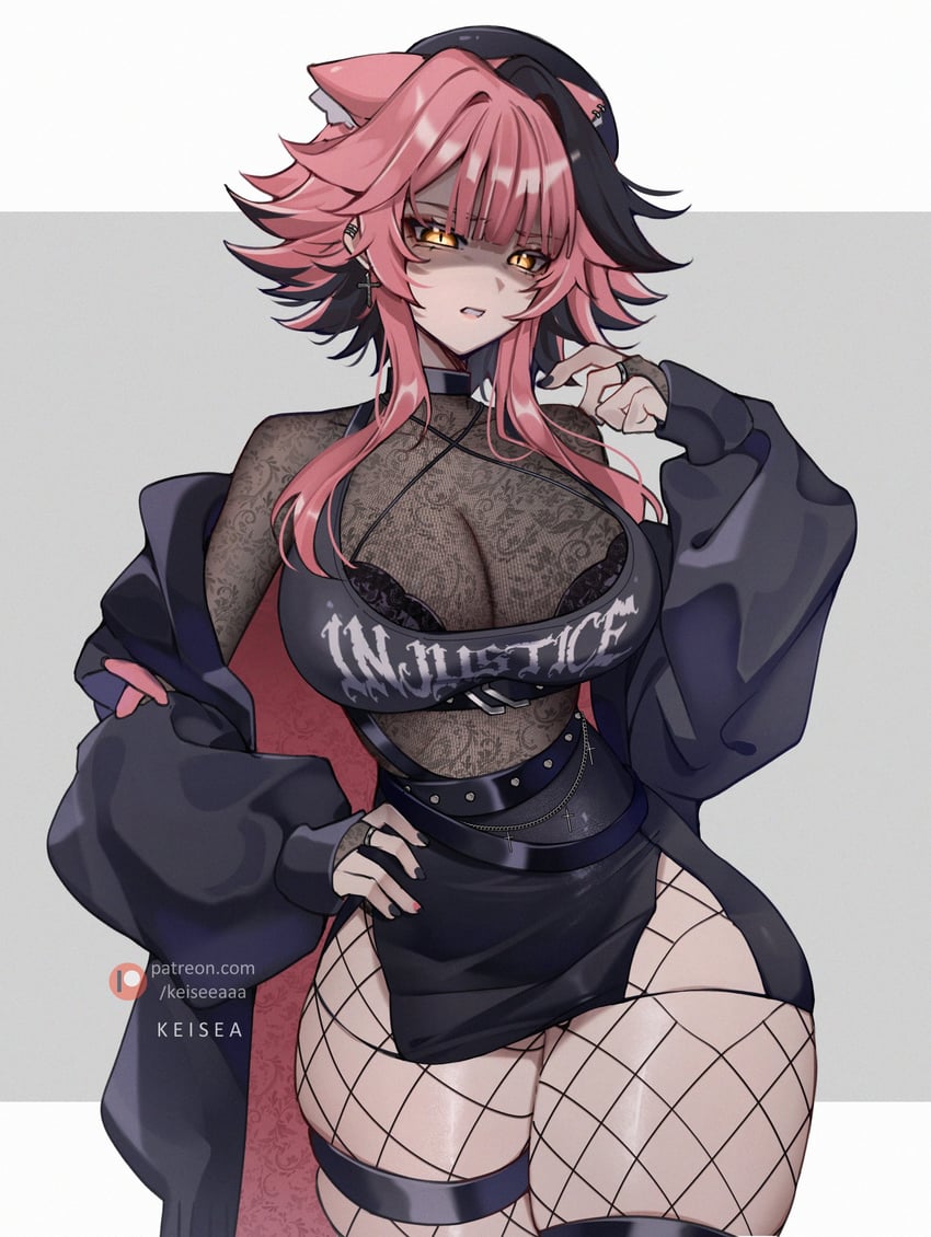 raora panthera (hololive and 1 more) drawn by keisea