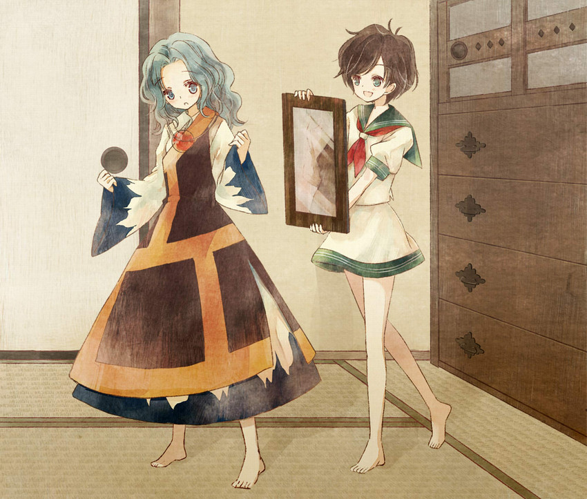 murasa minamitsu and kumoi ichirin (touhou) drawn by suzuki_ao