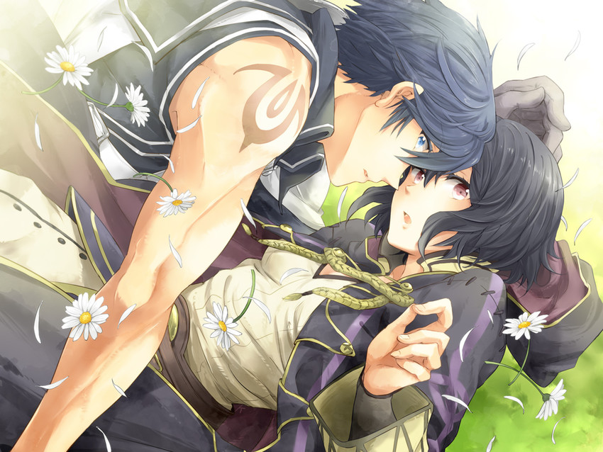 female robin and chrom (fire emblem and 1 more) drawn by k-mame
