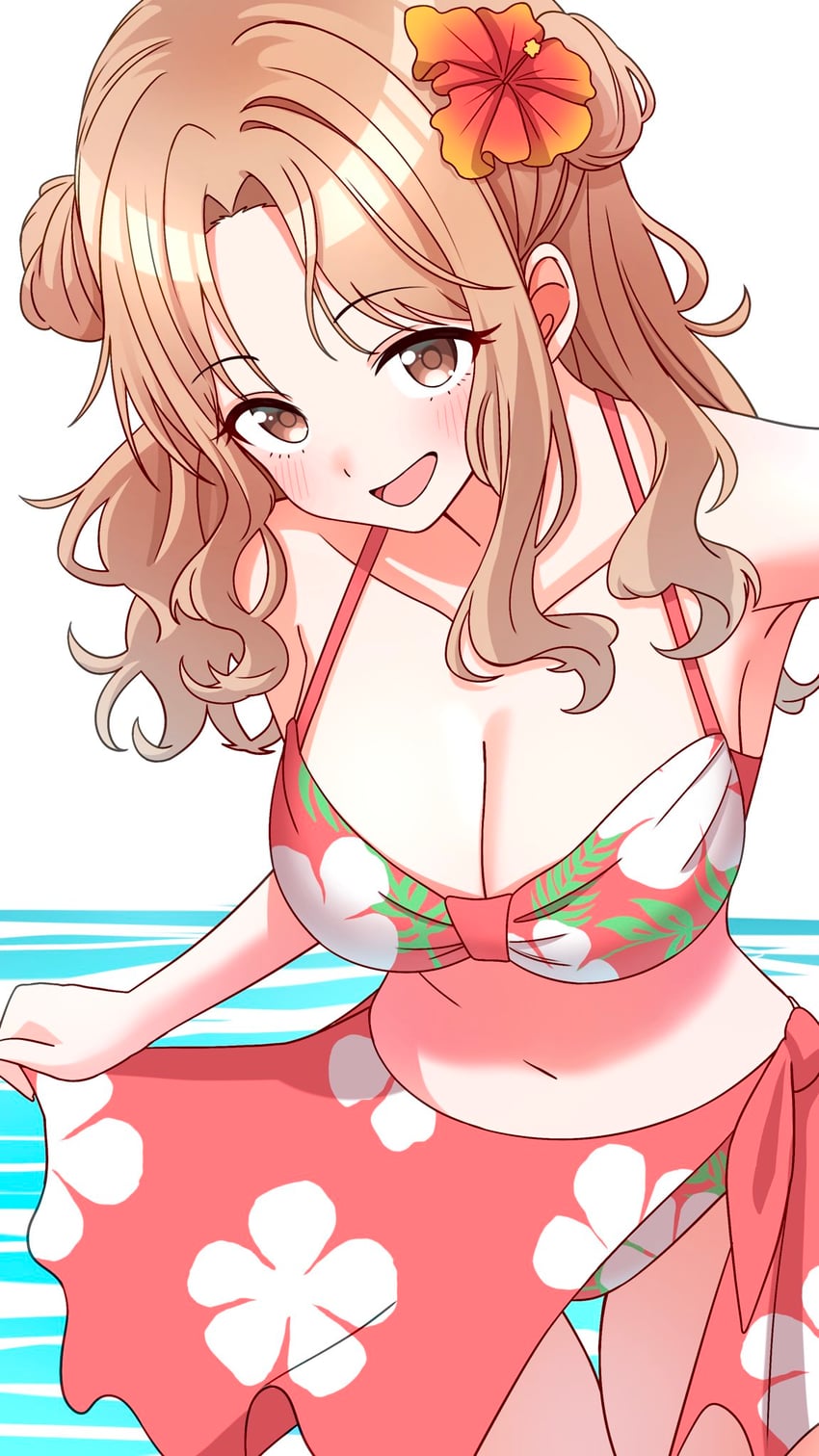ichikawa hinana (idolmaster and 1 more) drawn by niban_(puka_0507)