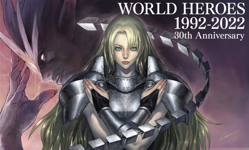 janne d'arc and neo dio (world heroes) drawn by ogura_eisuke