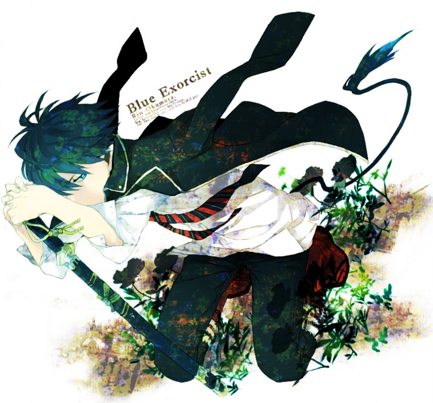 okumura rin (ao no exorcist) drawn by fumiko_(throughx2)