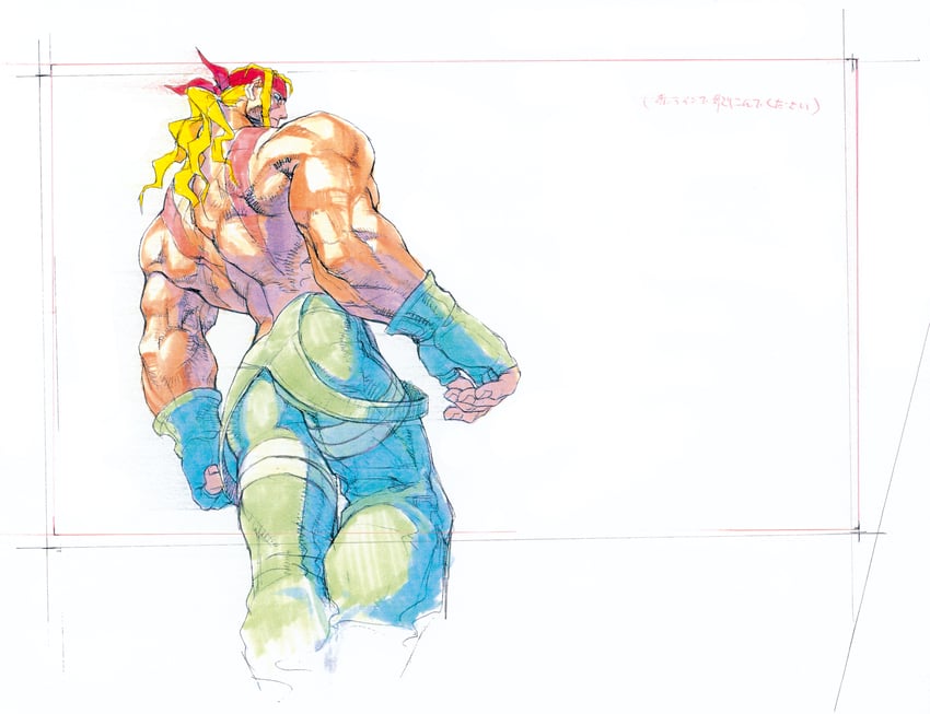 alex (street fighter and 1 more) drawn by nishimura_kinu
