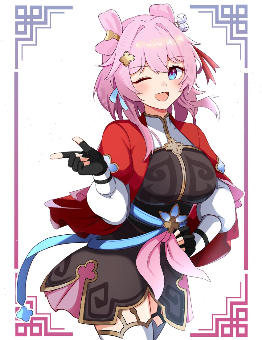 march 7th (honkai and 1 more) drawn by erushira