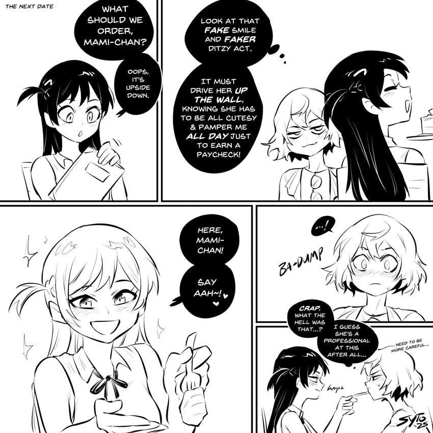 mizuhara chizuru and nanami mami (kanojo okarishimasu) drawn by sytokun