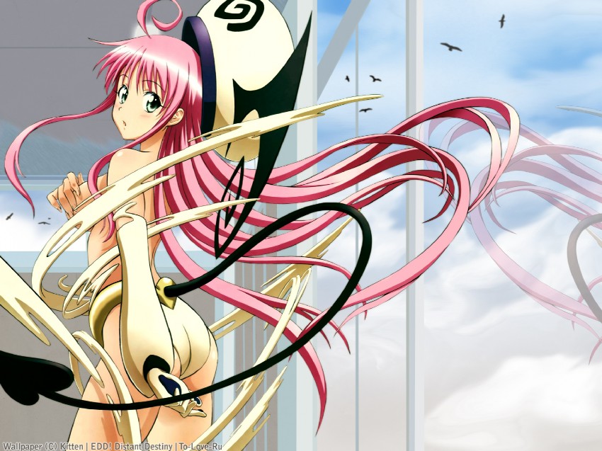lala satalin deviluke and peke (to love-ru) drawn by matsumura_takuya