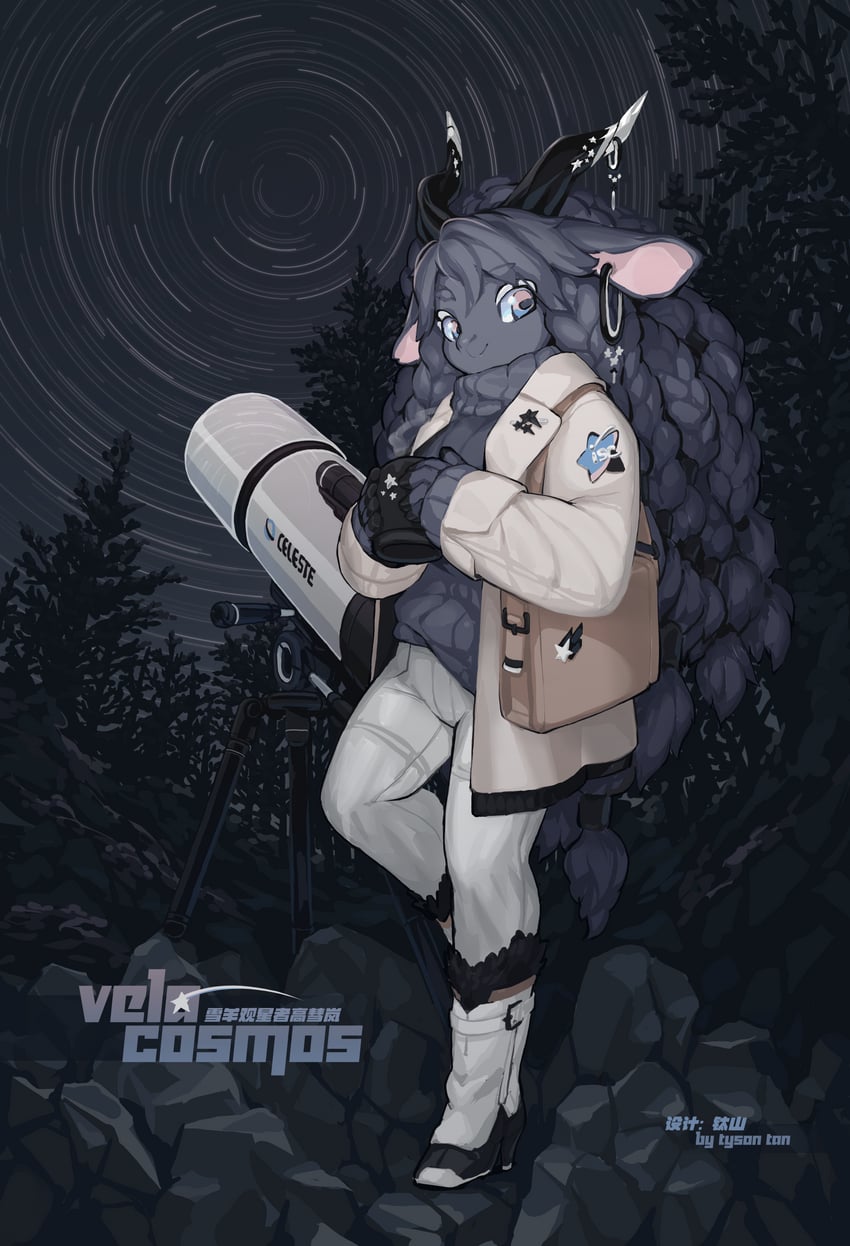 vela cosmos the spirit snowgoat (original and 1 more) drawn by tyson_tan