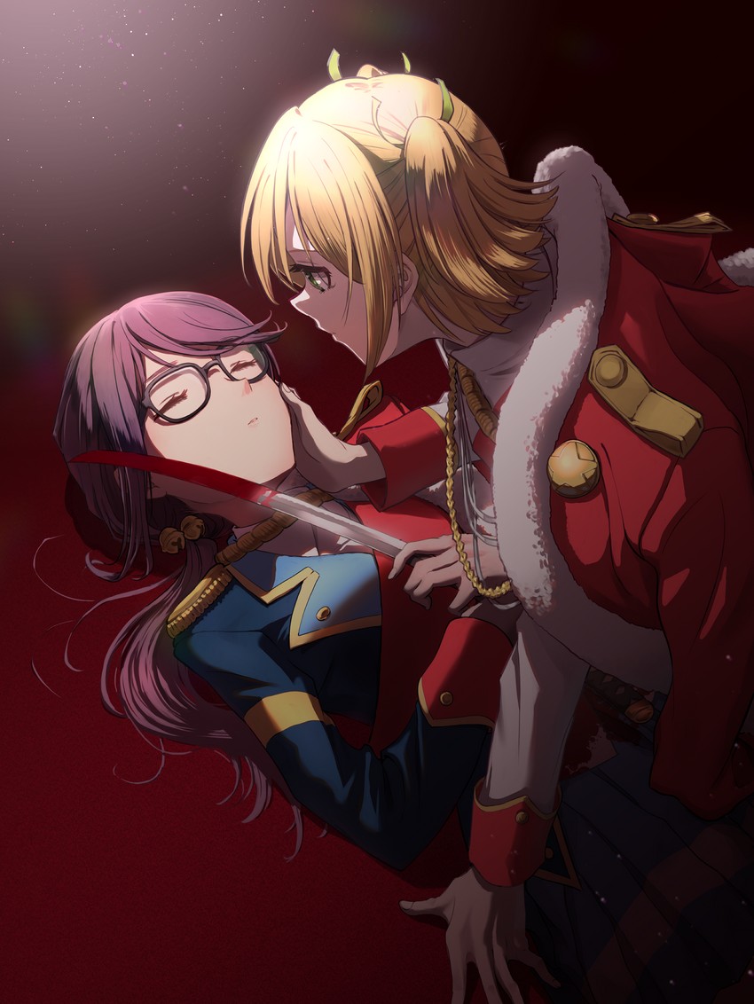 daiba nana and hoshimi junna (shoujo kageki revue starlight) drawn by hasisisissy