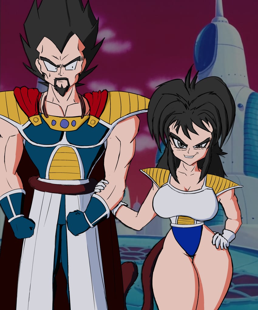 king vegeta (original and 2 more) drawn by mr-takoyama