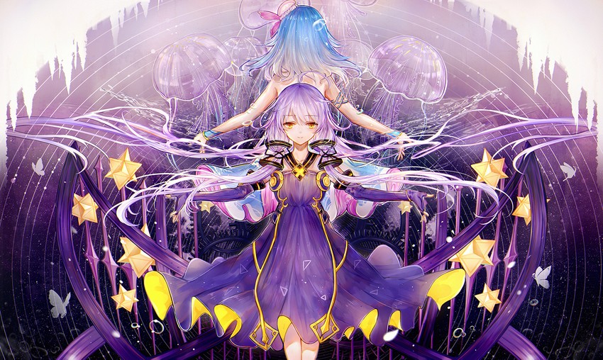 xingchen and haiyi (vocaloid and 2 more) drawn by bai_qi-qsr