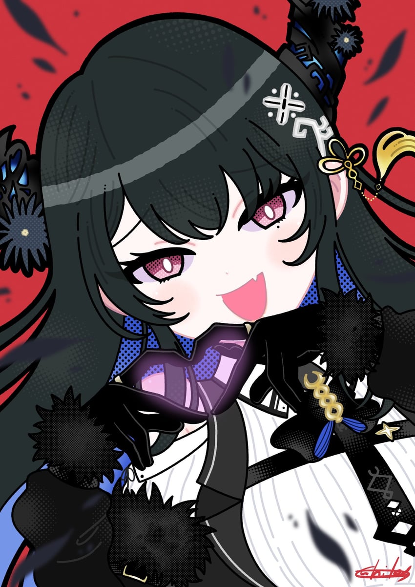 nerissa ravencroft (hololive and 1 more) drawn by pigma_01