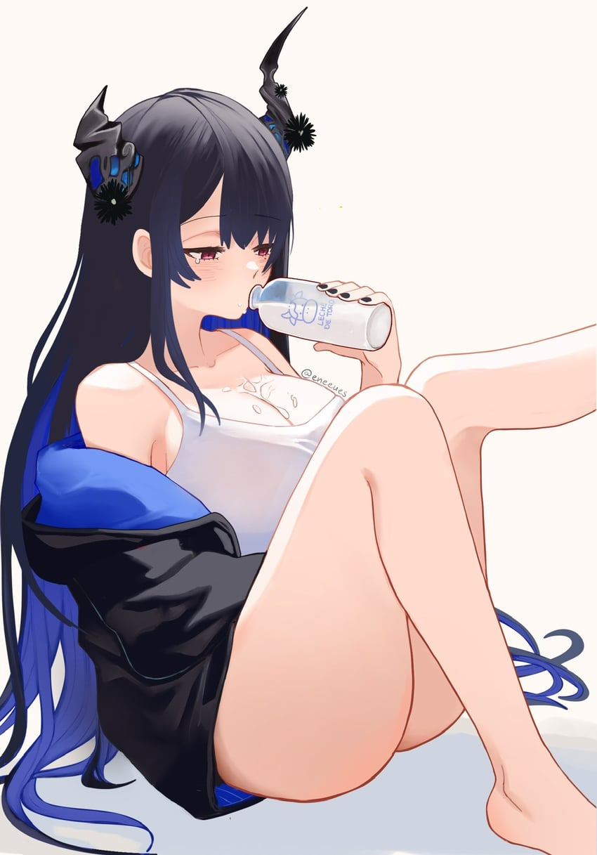 nerissa ravencroft (hololive and 1 more) drawn by eneeues