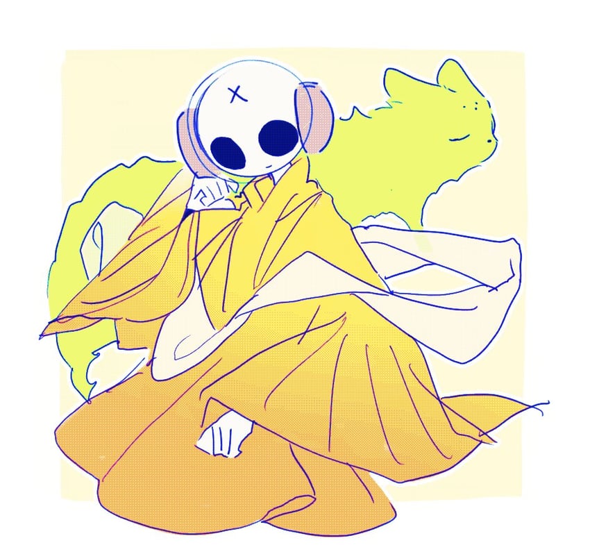 saint and sliver of straw (rain world) drawn by rdif_rw