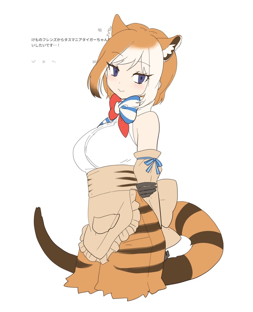 tasmanian tiger (kemono friends) drawn by chicha_(chi_cha_rigbo)