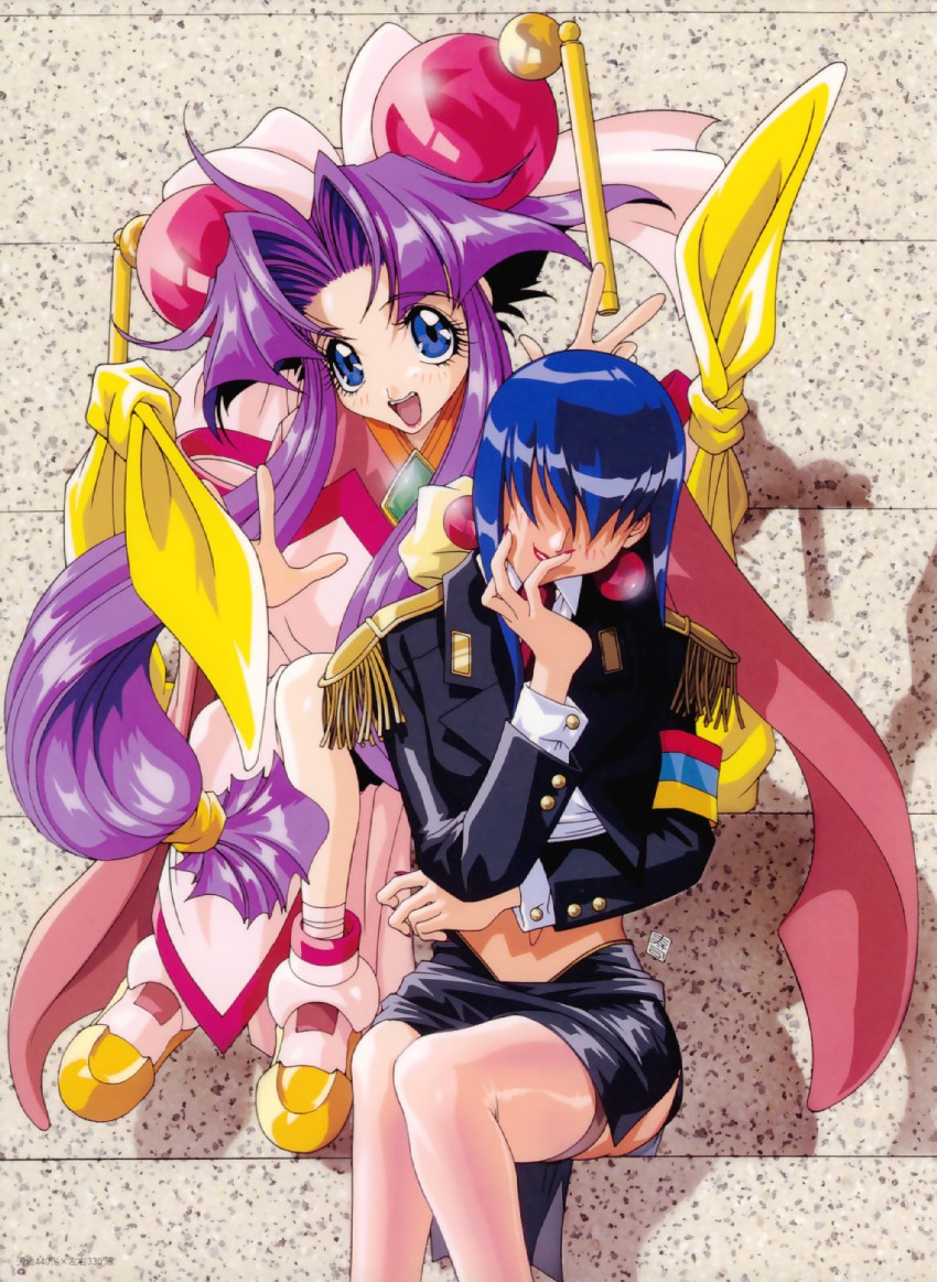 cherry and luchs (saber marionette j) drawn by kotobuki_tsukasa