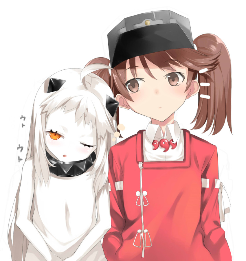 ryuujou and northern ocean princess (kantai collection) drawn by furisuku