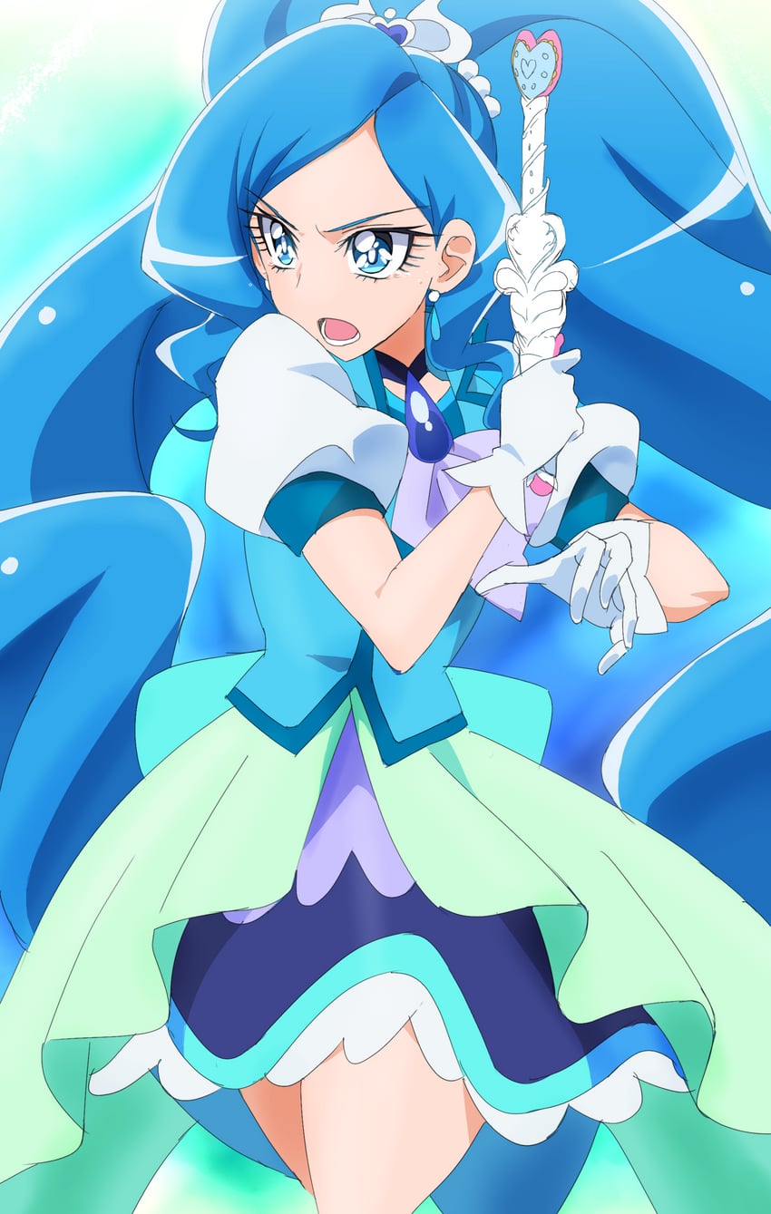 sawaizumi chiyu, cure fontaine, and pegitan (precure and 1 more) drawn by oimanji