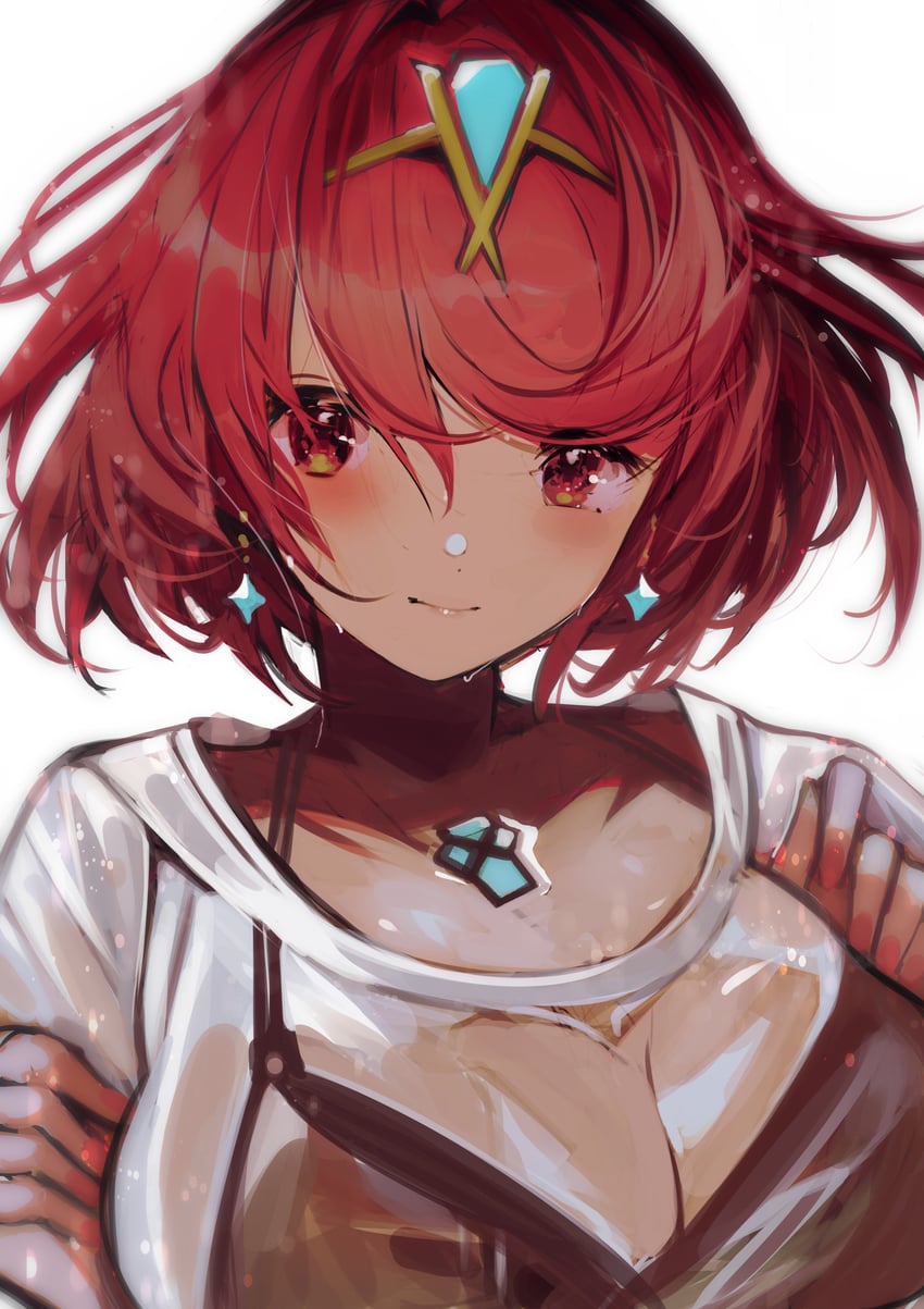 pyra (xenoblade chronicles and 1 more) drawn by tarbo_(exxxpiation)