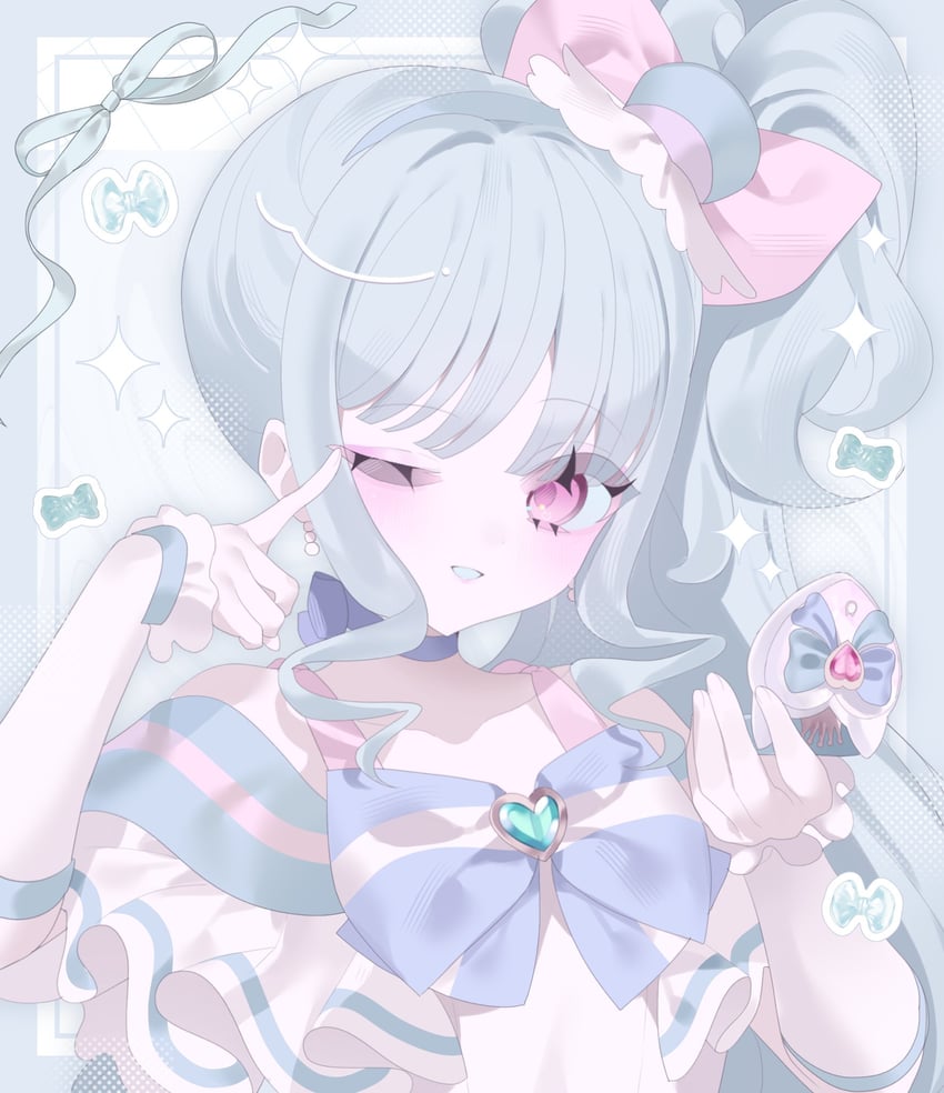 nekoyashiki mayu and cure lillian (precure and 1 more) drawn by kokonoe826