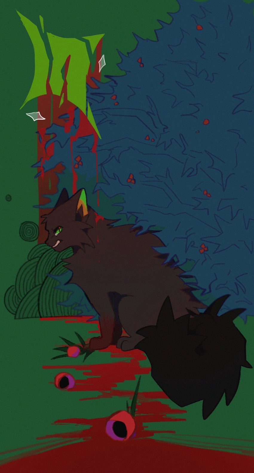 hollyleaf (warrior cats and 1 more) drawn by minamia23