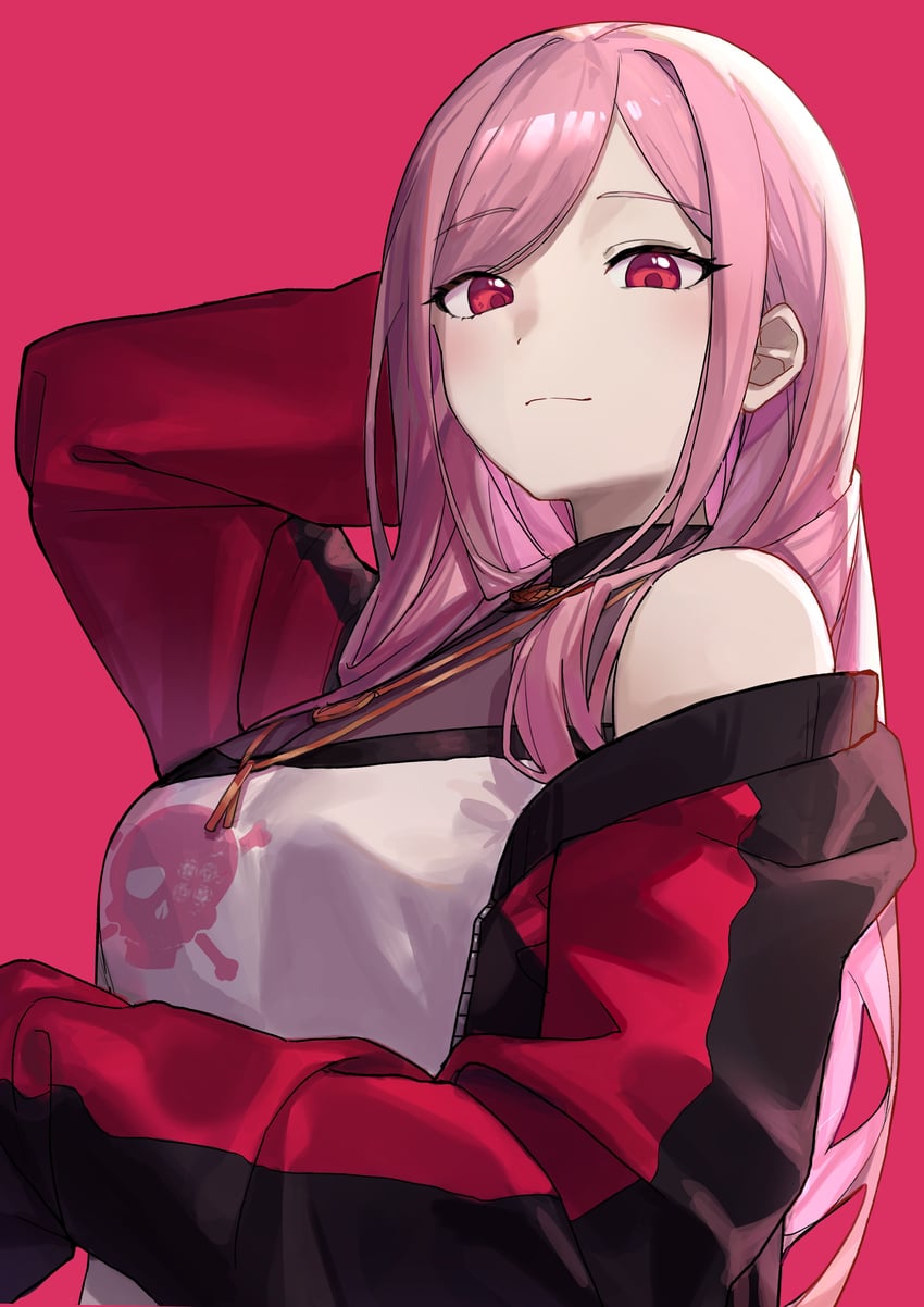mori calliope (hololive and 1 more) drawn by rakku_(rkrmz0n)