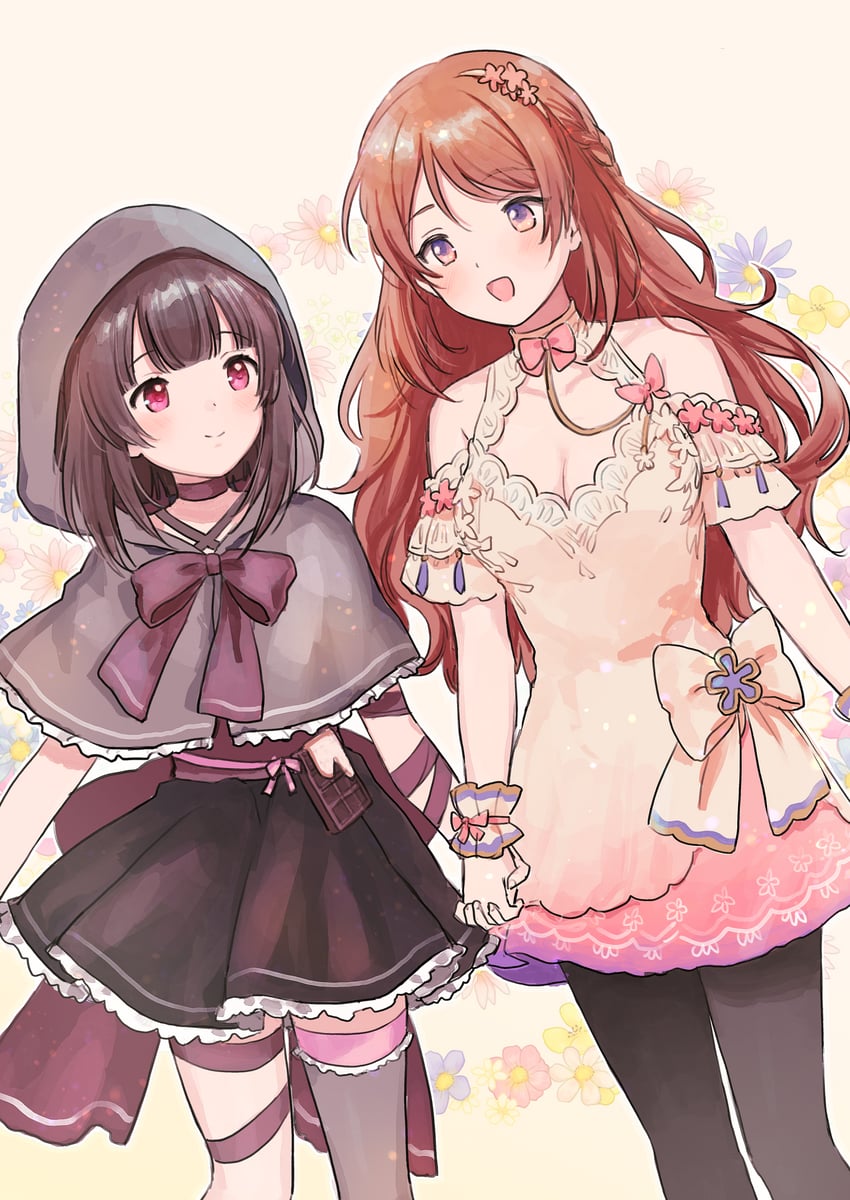fallenshadow and nina saotome (indie virtual youtuber) drawn by furorida