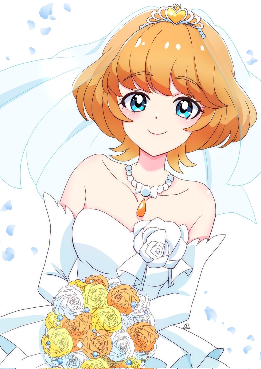 ichinose minori (precure and 1 more) drawn by momotarouooi