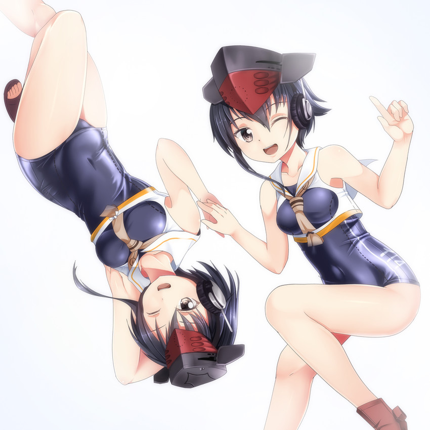 i-13 and i-14 (kantai collection) drawn by yasume_yukito