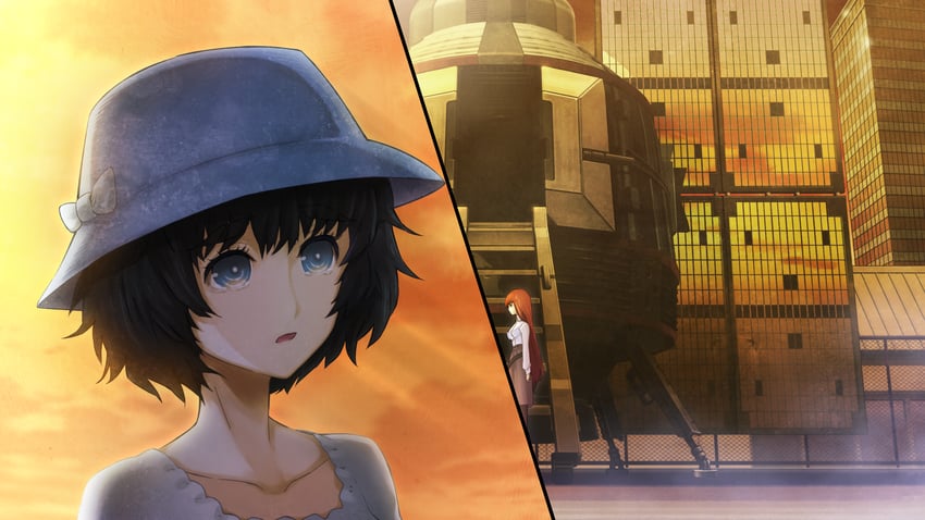 shiina mayuri and shiina kagari (steins;gate and 1 more) drawn by huke