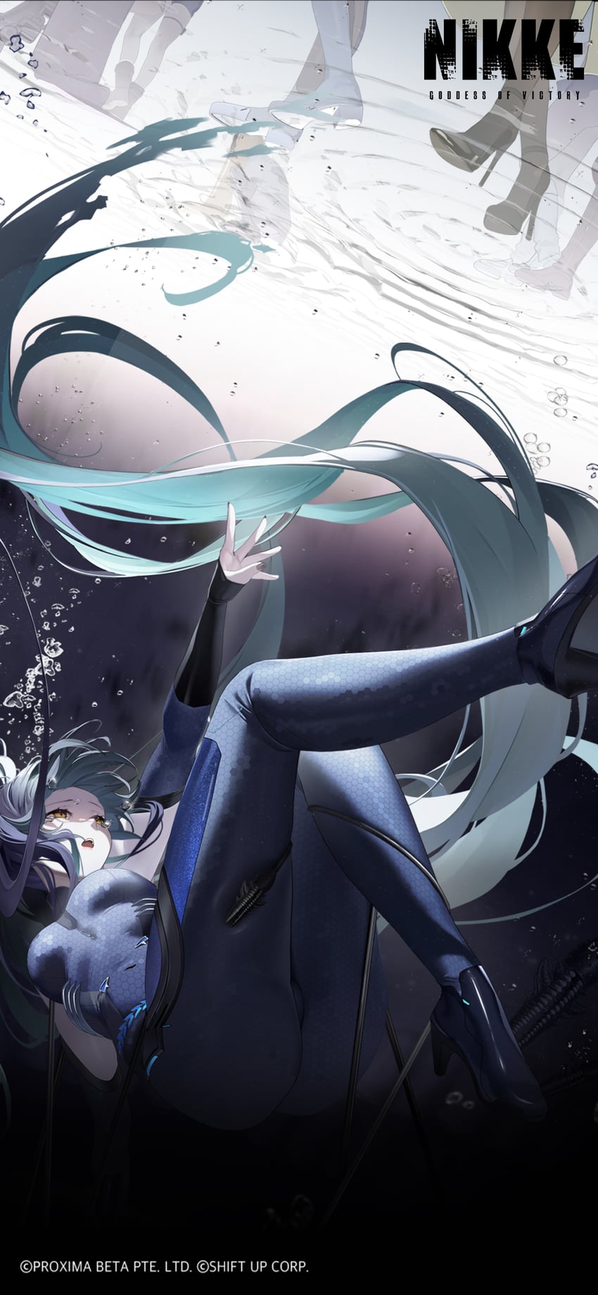 cinderella, little mermaid, mihara, mori, and yuni (goddess of victory: nikke)