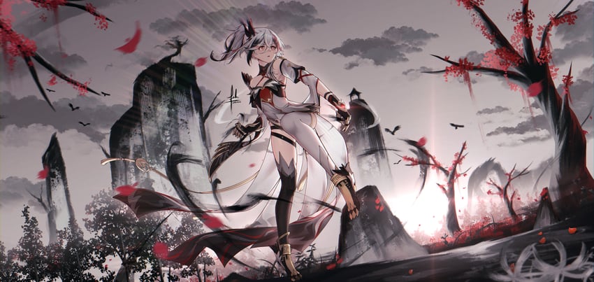 fu hua (honkai and 1 more) drawn by varhan_zuhair