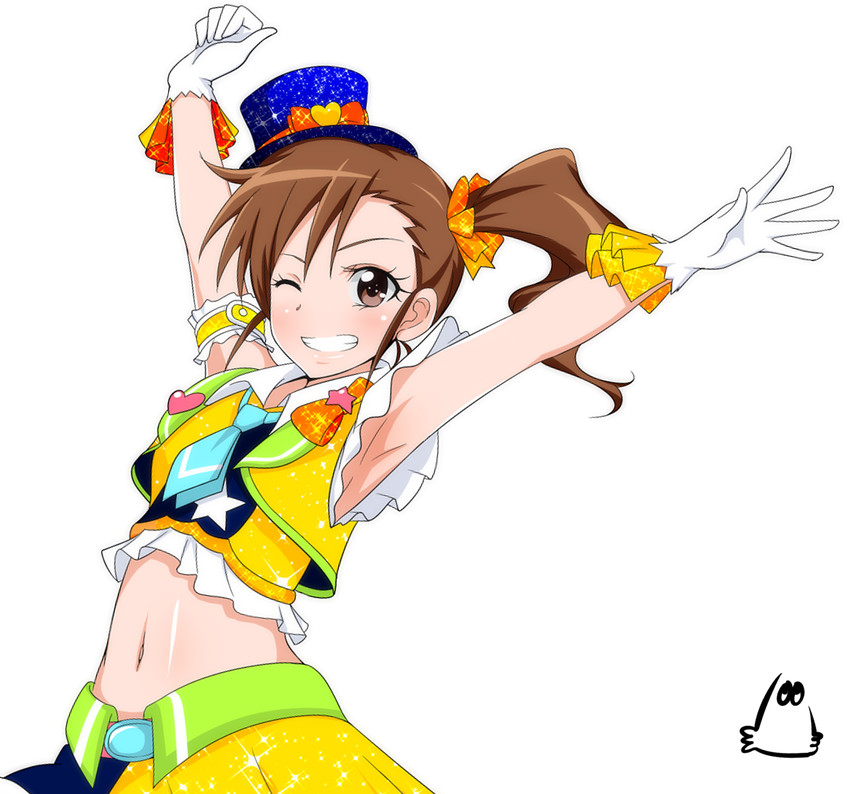 futami mami (idolmaster and 1 more) drawn by jabara_tornado