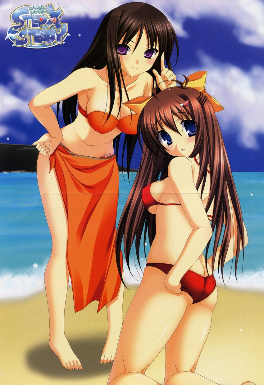 tooyama izumi and hoshino miyako (step x steady) drawn by inuzumi_masaki