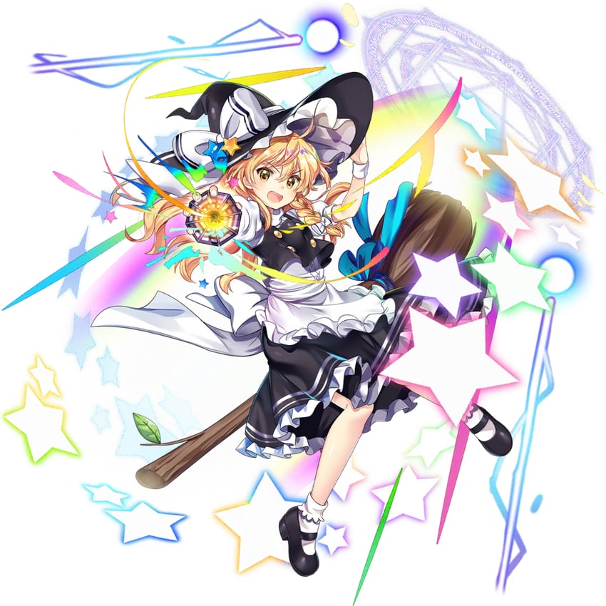 kirisame marisa (touhou and 1 more) drawn by rotte_(1109)