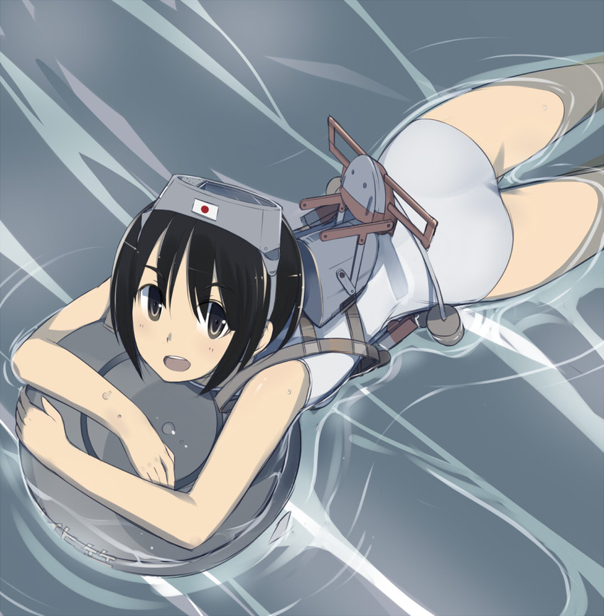 maru-yu (kantai collection) drawn by akebon