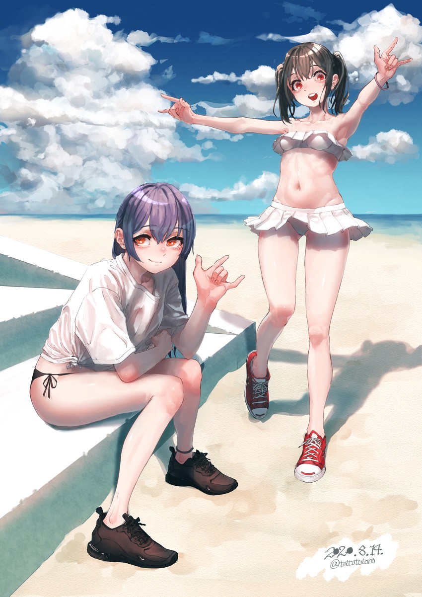 sonoda umi and yazawa nico (love live! and 1 more) drawn by ghode_(basashi)