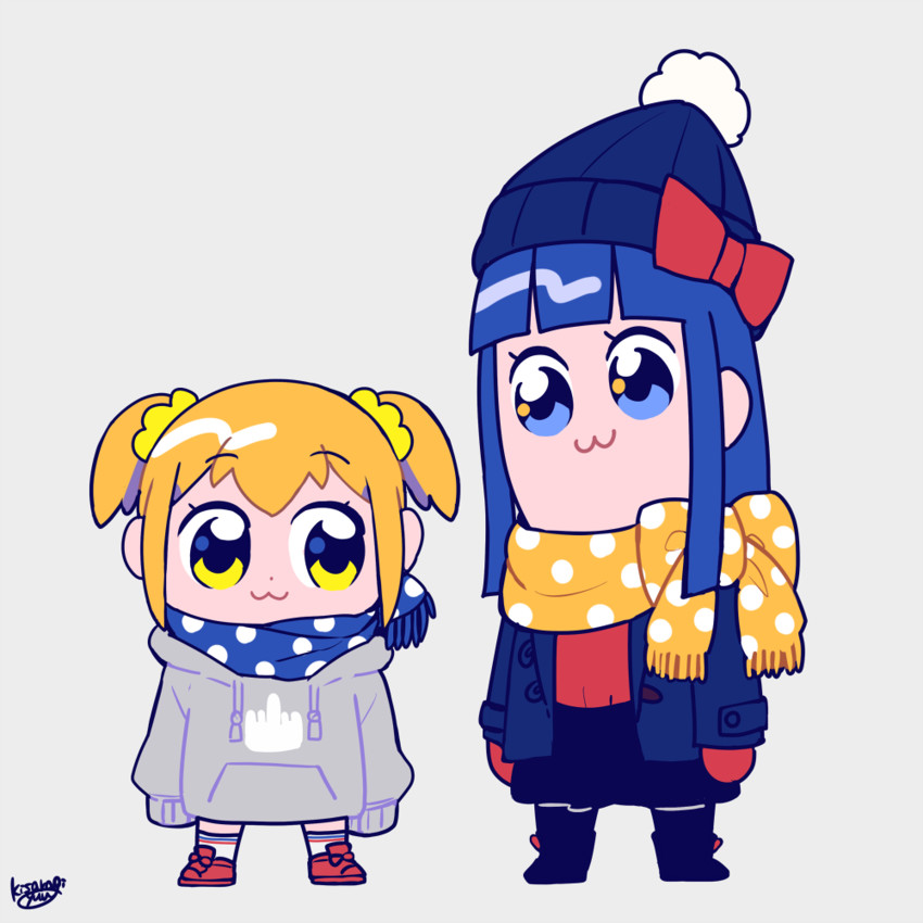 popuko and pipimi (poptepipic) drawn by kisaragi_yuu_(fallen_sky)