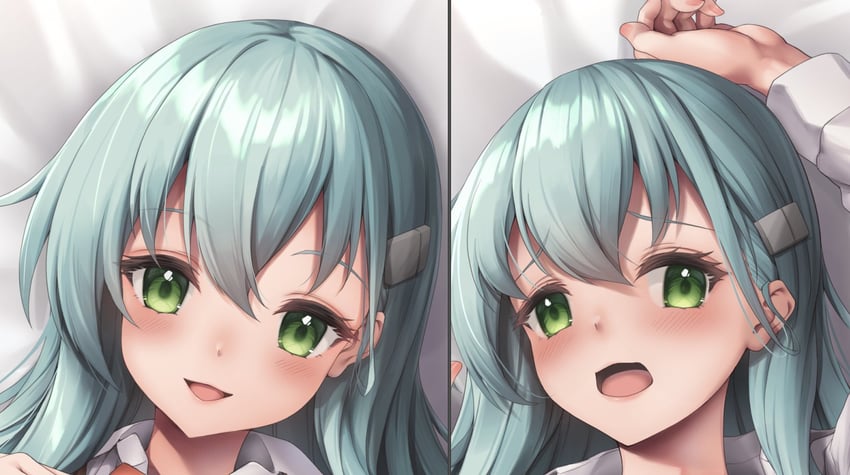 suzuya and suzuya kai ni (kantai collection) drawn by awa_yume